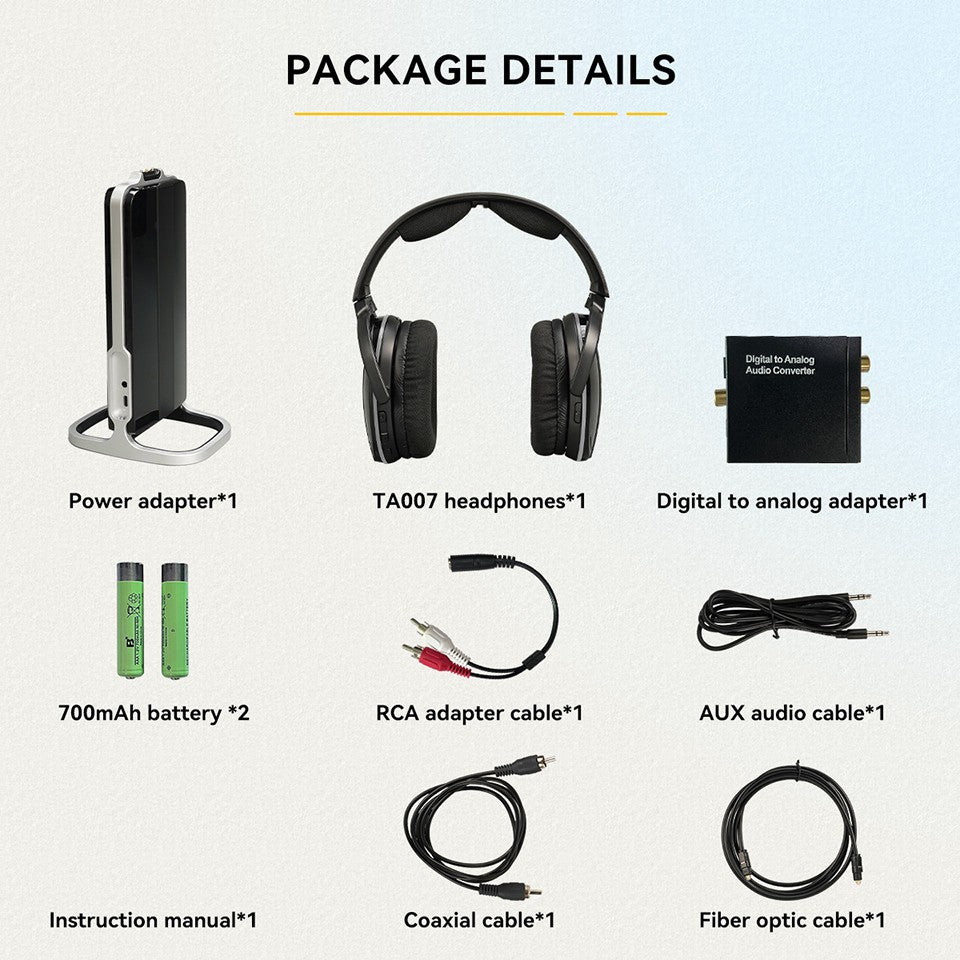 Wireless Headphone Bluetooth Headset for Mobile Phone Computer TV Earphone With Multifunction Base Rechargeable Saving Function