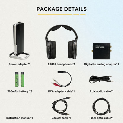 Wireless Headphone Bluetooth Headset for Mobile Phone Computer TV Earphone With Multifunction Base Rechargeable Saving Function