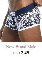 BS 4PC/LOT Men Briefs Sexy Underwear Male Underpants Men's Sexy Breathable Brief Pants Comfortable Men Briefs Underwear Cotton