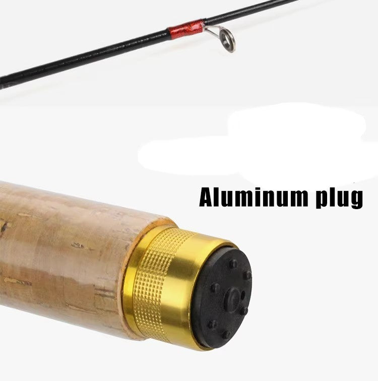 Vara de pesca de camarão mini 60cm, vara telescópica de carbono para pesca no gelo