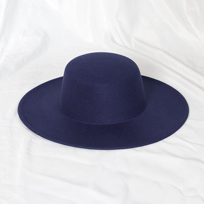 CHAPÉU FEMININO Chapéu Coco Chapéu Fedora Para Mulheres Chapéu Branco Plano Cinto De Luxo Senhoras Chapéu De Casamento Chapéus Fedora Outono Inverno ?????