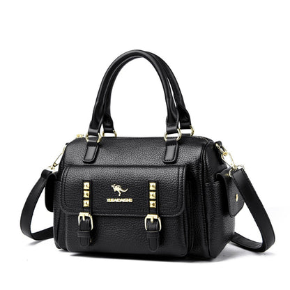 Luxury Designer Soft Pu Leather Shoulder Crossbody Messenger Bags for Women 2026 High Quality Casual Ladies Purses and Handbags