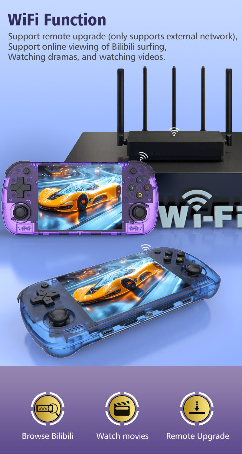 BOYHOM R36H PRO Retro Handheld Video Game Console Linux System 4.2 Inch IPS Screen R36HPROMAX Portable Pocket Video Player 64GB