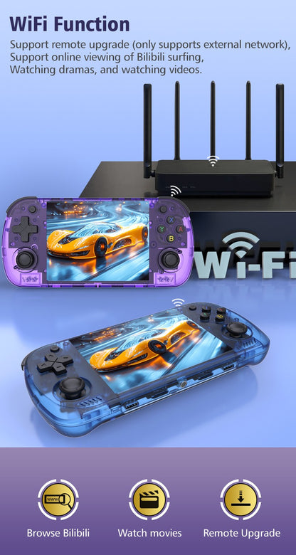 BOYHOM R36H PRO Retro Handheld Video Game Console Linux System 4.2 Inch IPS Screen R36HPROMAX Portable Pocket Video Player 64GB