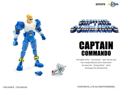 Capcom Captain Commando Criativo Anime 3.75 polegadas Bonecos de Ação Modelo Colecionável Brinquedos Decoração de Quarto Presente Surpresa Infantil