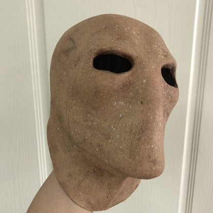 Mascaras Para Halloween Creepy Slenderman Mask Cospaly Horror Faceless Man Alien Skull Latex Helmet Carnival Dress Up Party