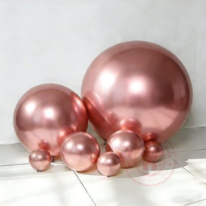 5" 10" 12" 18" Metal Balloon Birthday Party Decoration Valentine's Day Wedding Balloons Arch Christmas Festival Decor Supplies