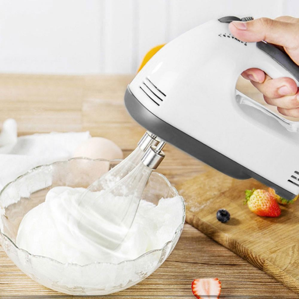 Espumadores de Leite 100W 7 Velocidades, Mini Misturador, Liquidificador de Alimentos, Processador de Alimentos Multifuncional, Batedor de Creme de Cozinha, Ferramentas Elétricas de Cozinha