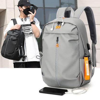 Mochila Masculina para Laptop 2025 de 17 Polegadas Impermeável para Faculdade, Escola, com Porta de Carregamento USB, Antifurto, para Viagens e Negócios