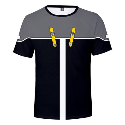 Hot Game Kingdom Hearts 3d Printed T-shirt Fashion Short sleeve Cosplay Street Style Tops Men Women Kids T shirt Size (100-6XL)