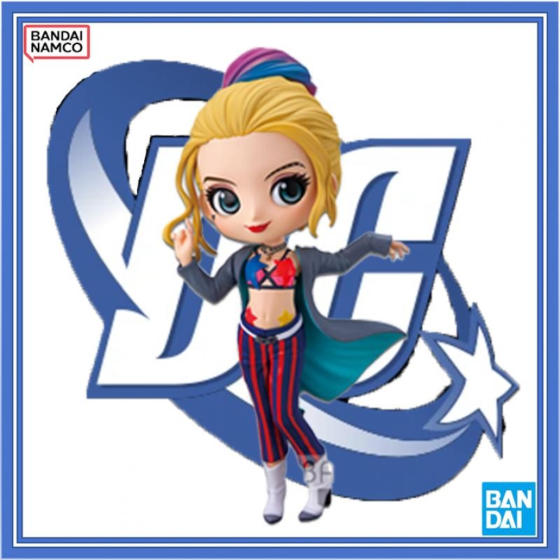 Autêntica Bandai Banpresto Qposket Esquadrão Suicida DC Hero Arlequina Fofa PVC Colecionável Figure - Presente Perfeito para Fãs