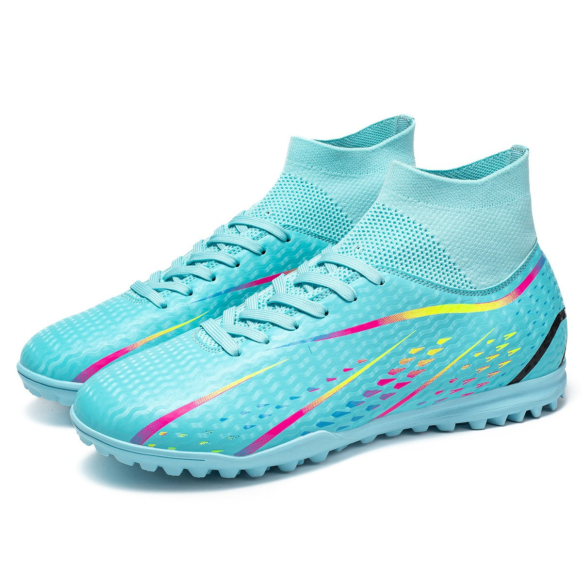 Unisex Soccer Cleats With FG Studs And TF Blades Options For Natural Grass Turf Indoor Superior Traction Anti Slip Grippy Soles