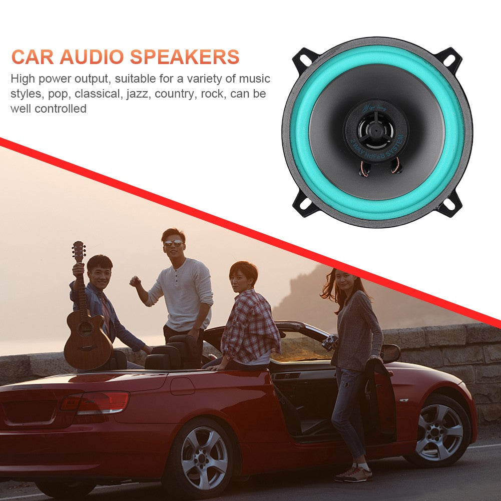Alto-falante Automotivo Universal de 4/5/6 polegadas 100W/160W HiFi Coaxial Subwoofer Sensibilidade 92dB Áudio Automotivo Música Estéreo Subwoofer Automotivo Estéreo