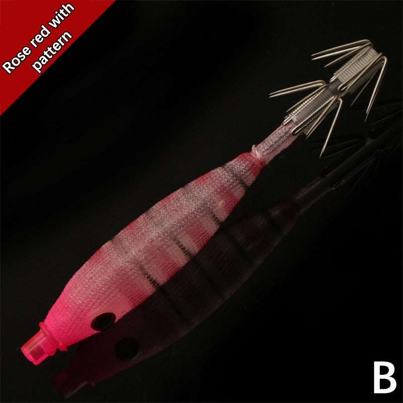 Isca Artificial de Lula com Anzol, 8cm 4g, Plástico Macio, para Pesca em Água Salgada