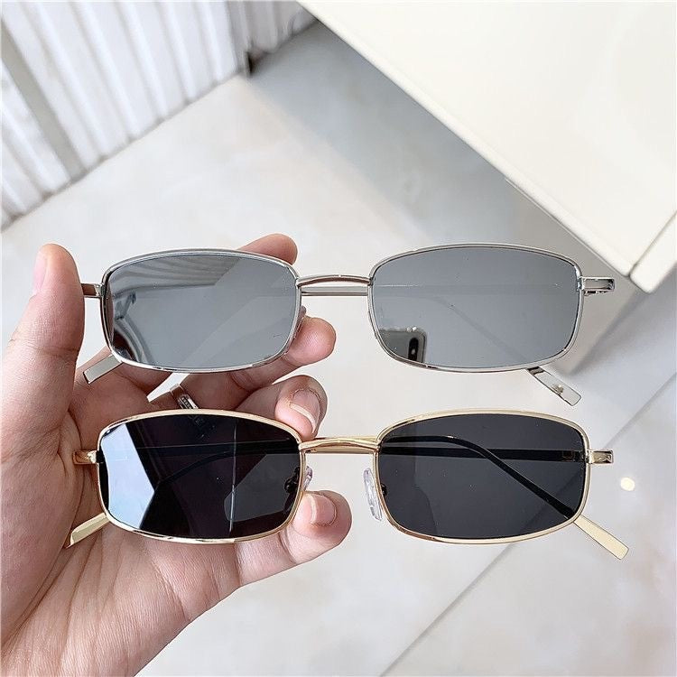 New Small Frame Rectangle Sunglasses Women's Brand Designer Square Sun Glasses Classic Men's Vintage Eyewear UV400 Gafas De Sol