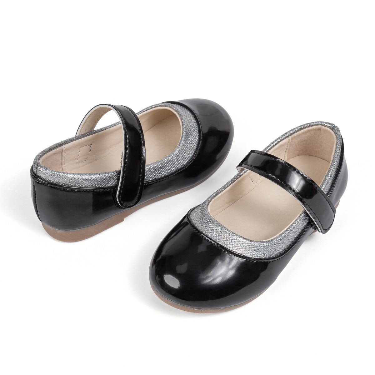 Fashion Children's Flat Shoes Non-slip PU Leather Shoes 3-colors Comfortable Wear-resistant All-season Mary Jane Princess Shoes