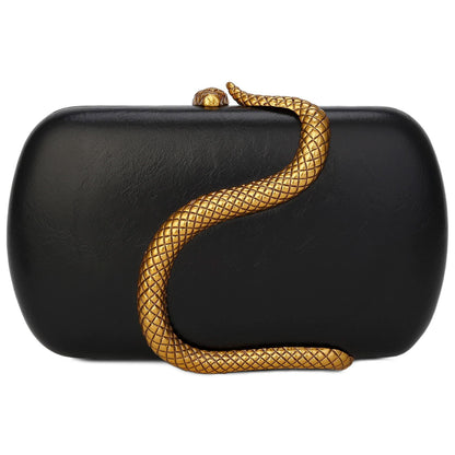 Metal Snake Matching Clutch Bag For Women Highclass Smooth Designer Evening Bags Purses Clutch Party Chain Shoulder Handbags