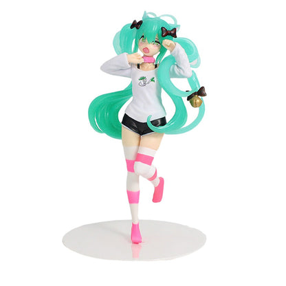 Animação Anime Linda Garota Hatsune Miku Artesanal Diabo Hatsune Miku Orelha de Gato Hatsune Miku Fofa Artesanal Modelo de PVC Decorações