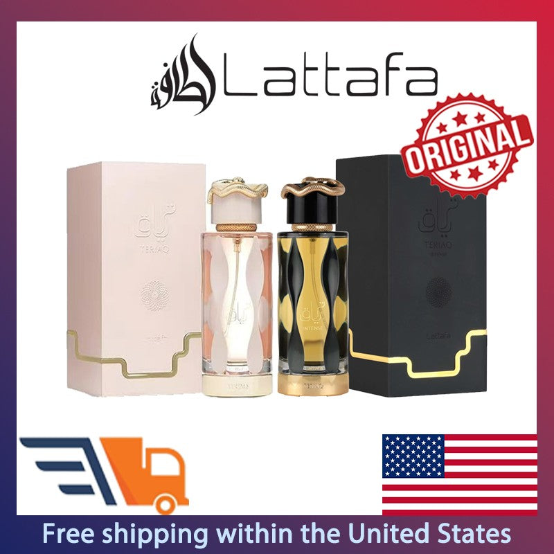 100ml Lattafa Teriaq Series Eau de Parfum Spray Unisex Original Arab Perfumes Lasting Oriental Spicy Fragrance Perfume Makeup