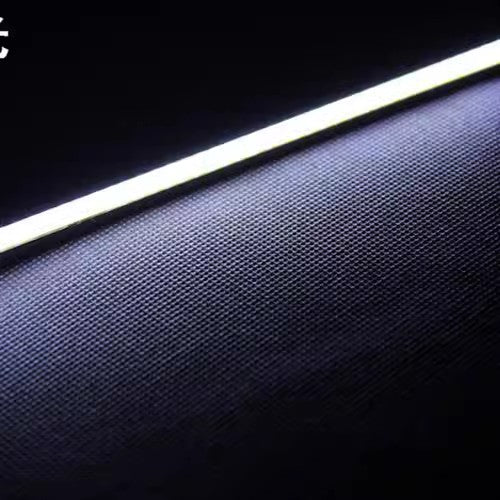 Duas luzes decorativas diurnas LED COB de motocicleta ultrafinas e ultrabrilhantes, luzes diurnas automáticas de baixa potência