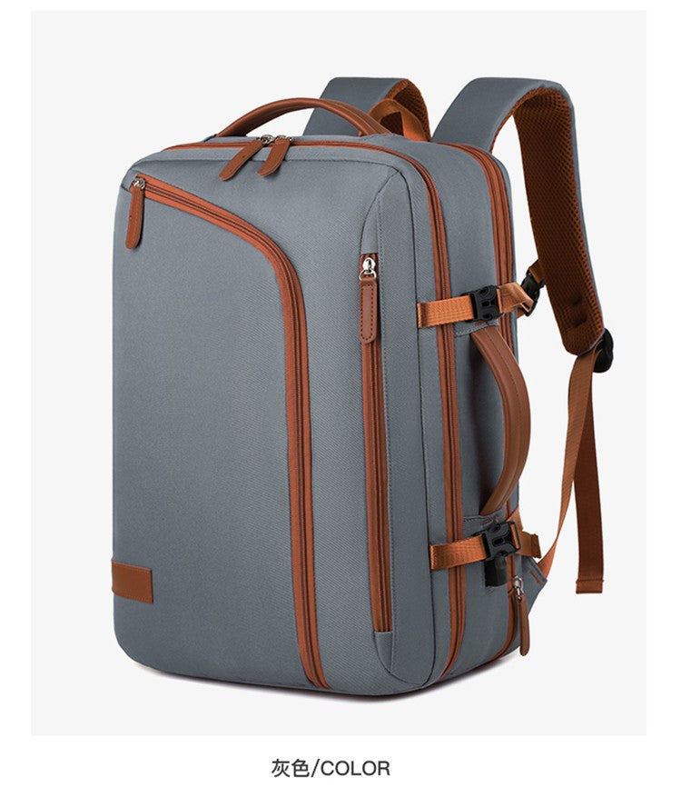 Backpack Unisex New Simple Business Computer Backpack Outdoor Large Capacity Travel Bag Student School Bag for Boys