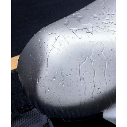 1pc Capa de assento de moto, capa de couro geral para quatro estações, pode ser personalizada, capa de couro PU elástica, protetora solar, impermeável