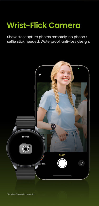 Smartwatch HAYLOU Watch 4S GPS, tela AMOLED HD de 1.43", posicionamento GPS de 5 satélites, mais de 120 modos de treino, relógio inteligente de esporte e fitness