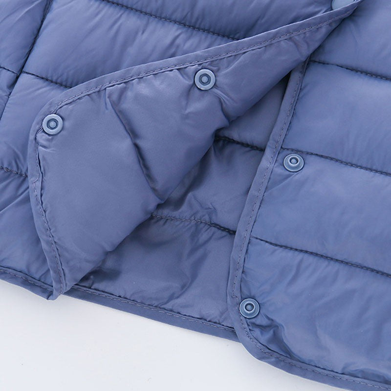 2025 New Lightweight Down Cotton Coat Women Autumn Winter Long Sleeve Slim Warm Parkas Female Portable Packable Ski Short Jacket