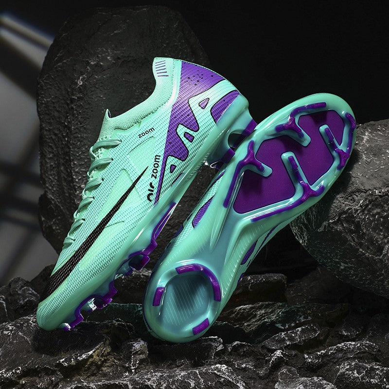 Men Football Shoes Cleats Outdoor Grass Society Training Match Football Field Boots Resistant Studded Soccer Shoes Sport Wear