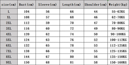 Winter Fleece Thicken Tops Large Size pajamas 6XL 7XL 8XL 9XL Men's Thermal Underwear Tops  Long Sleeve Black