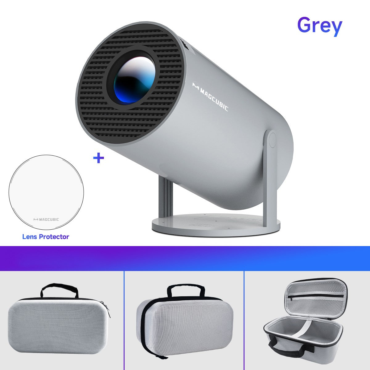 Projetor Magcubic HY300 Pro 8K Android 14 Dual Wifi6 290ANSI Allwinner H726 BT5.4 1080P 1280*720P Cinema em Casa Projetor Externo