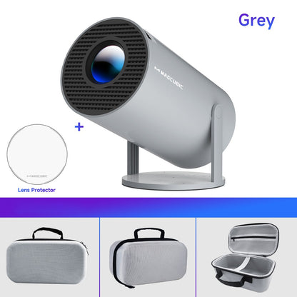 Projetor Magcubic HY300 Pro 8K Android 14 Dual Wifi6 290ANSI Allwinner H726 BT5.4 1080P 1280*720P Cinema em Casa Projetor Externo