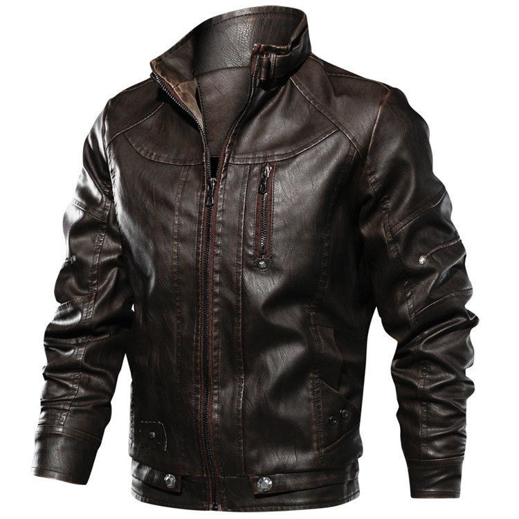Mens Leather Jackets High Quality Classic Motorcycle Jacket Male Plus faux leather jacket men spring Drop shipping