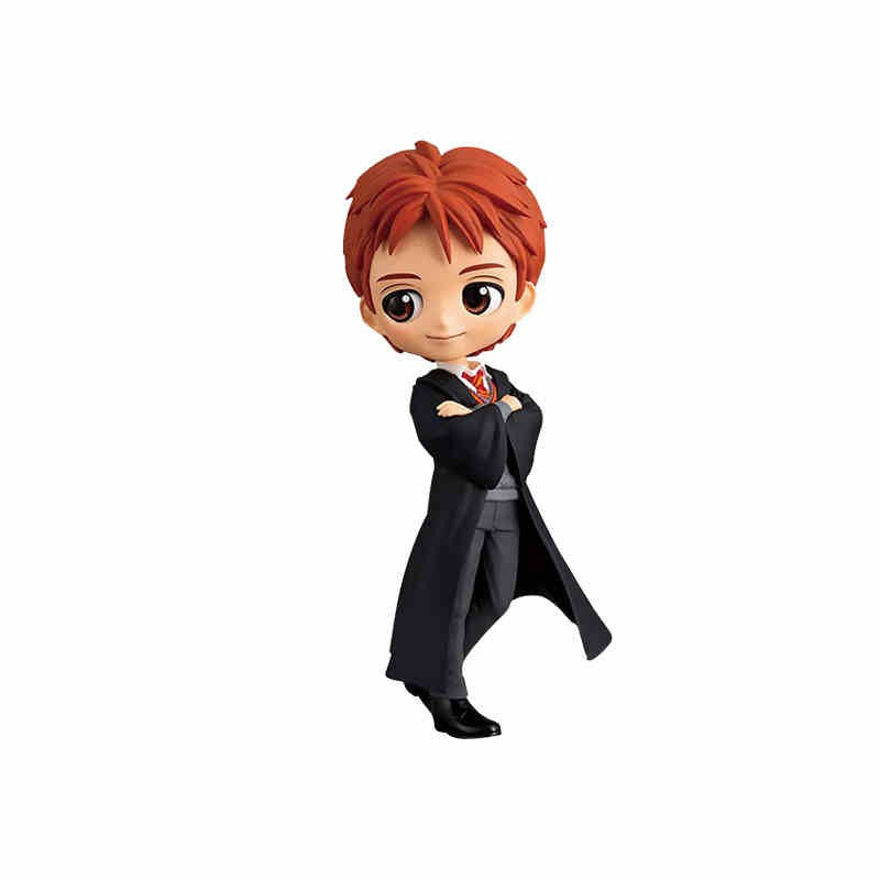 14cm Original Bandai Q Posket Harry Potter Series Versão Personagem Draco Malfoy Hermione Action Figure Anime Colecionável Bonecas Infantis