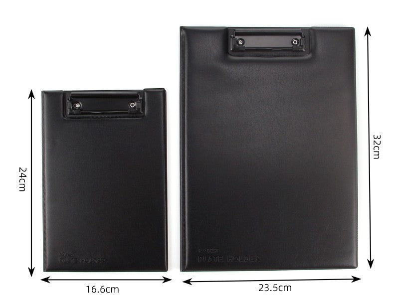 KOBEST A4 Leather Cover Writing Pad Board with Clip Business Office Supplies A5 Signature Folder for Students