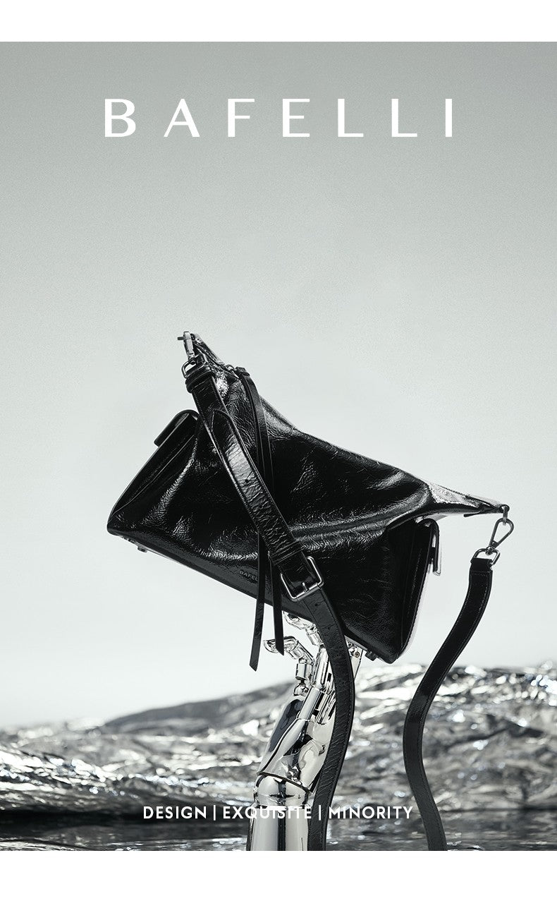 BAFELLI 2025 NEW WOMEN'S CASUAL TOTE BAG UNISEX LARGE SHOULDER GENUINE LEATHER DESIGNER LUXURY BRAND CROSSBODY BAGS FASHION