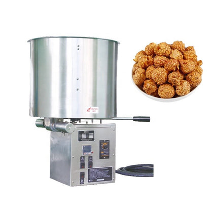 Cinema PopCorn Machine Maker Wrapped Sugar Machine Popcorn Caramelizer Cooker and Coater