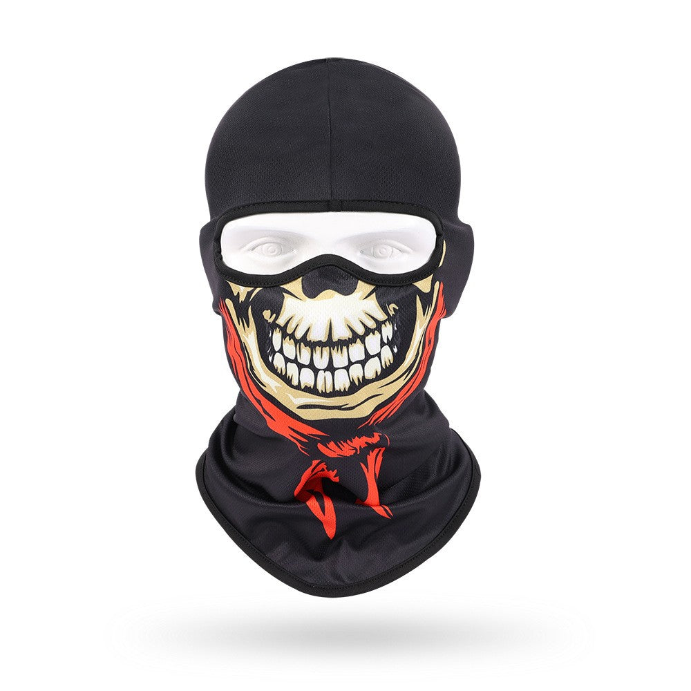 Quick-Dry Skull Face Mask - Breathable Sun Protection for Cycling & Outdoor Sports