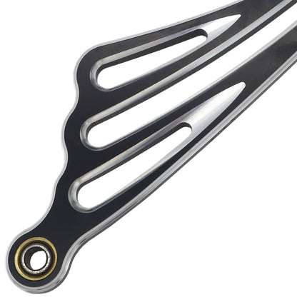 Seletor de marchas Black Chrome Wing CNC e alavanca de mudança para Harley Touring Road King Softail Street Glide Trike 1984-15 2016 2017