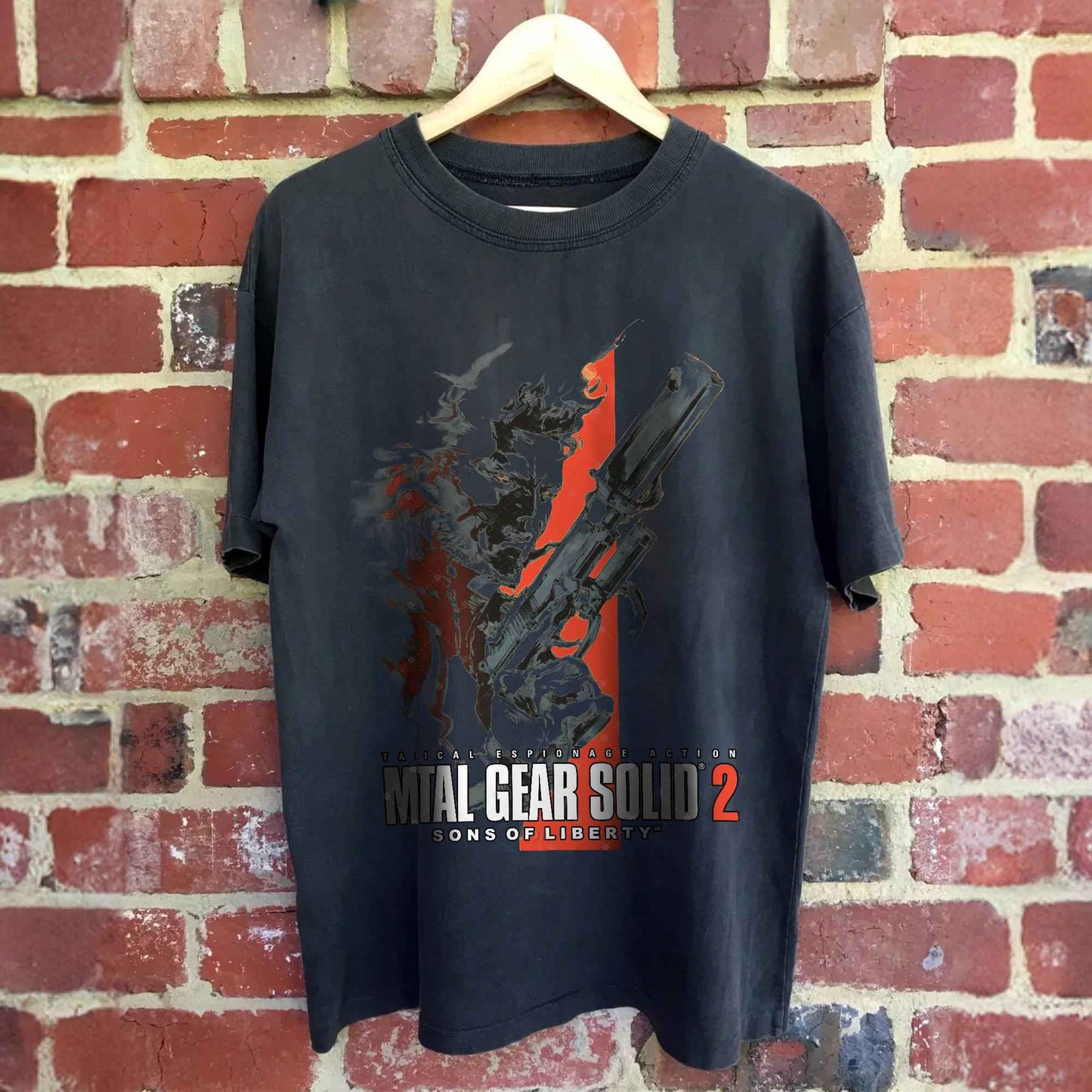 Metal Gear Solid Snakes T-Shirts Crewneck Cotton Snake Short Sleeve Tee Funny Metal Gear Shirt Crewneck All Seasons Clothing