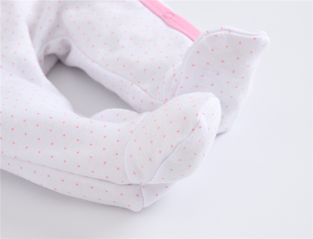 3 Pcs/lot 100% Cotton Baby Girls Clothes Set 0-12M Long Sleeve Newborn Boy Rompers Spring Autumn Carton Print Jumpsuit