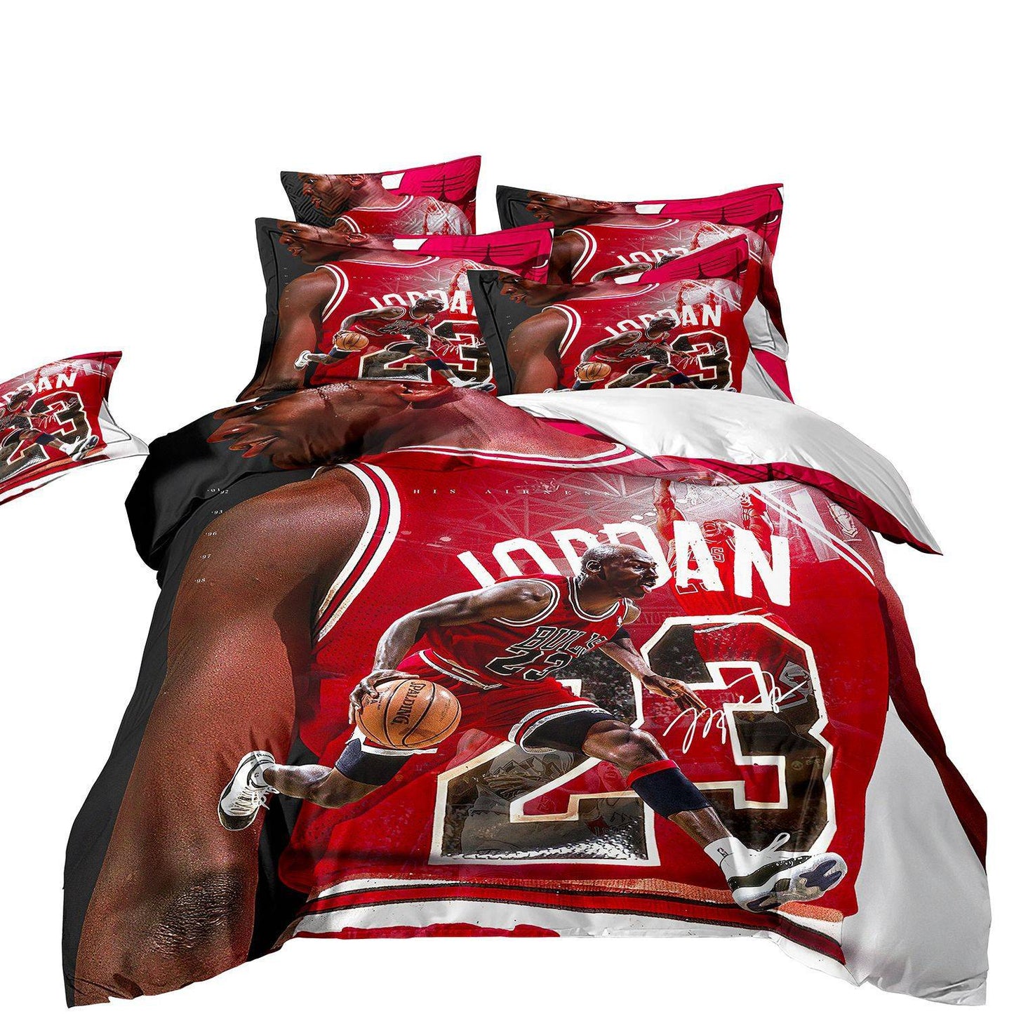 2025 Fashion Basketball Star Jor.dan Bedding Sets Pillowcase 2/3pcs Duvet Cover Set Quilt Cover for Young Boys Bedroom