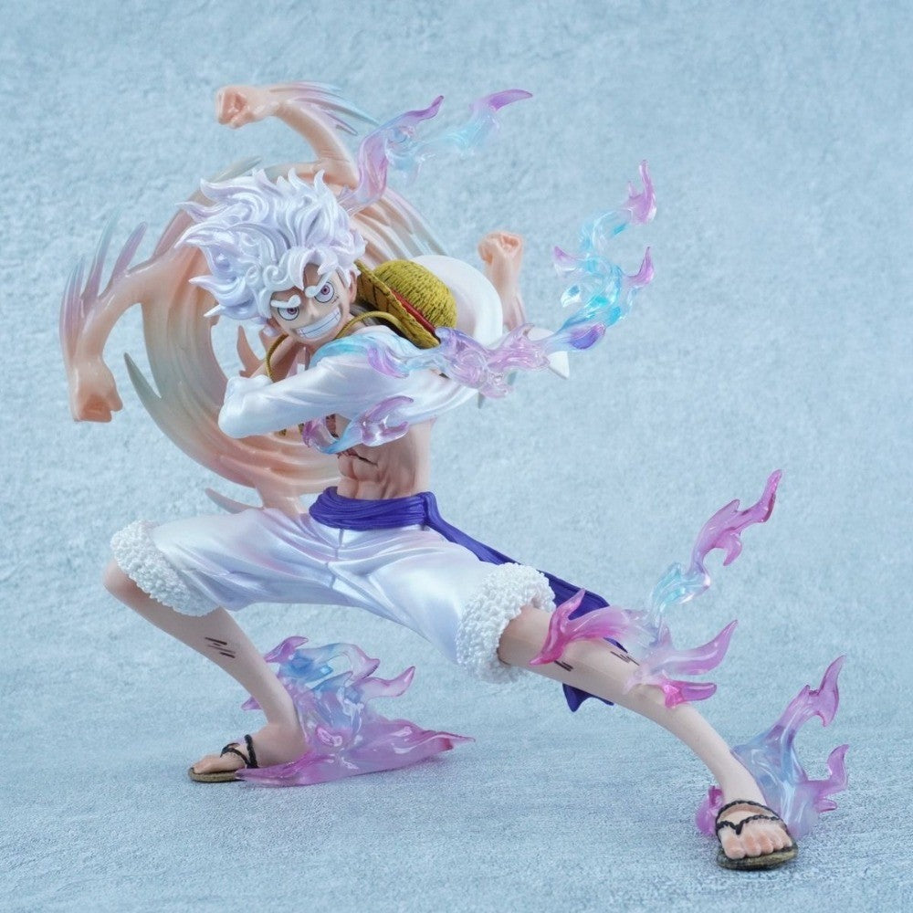 18cm Anime One Piece Figure Shake Hands Nika Luffy Action Figures Pvc Statue Desktop Ornamen Collection Model Toys Gift