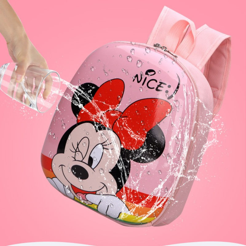 Mochila Minnie Fofa Menina Desenho Animado Disney Homem-Aranha Crianças Mochila Mickey Bolsa Escolar Infantil Elsa Bolsa de Ombro