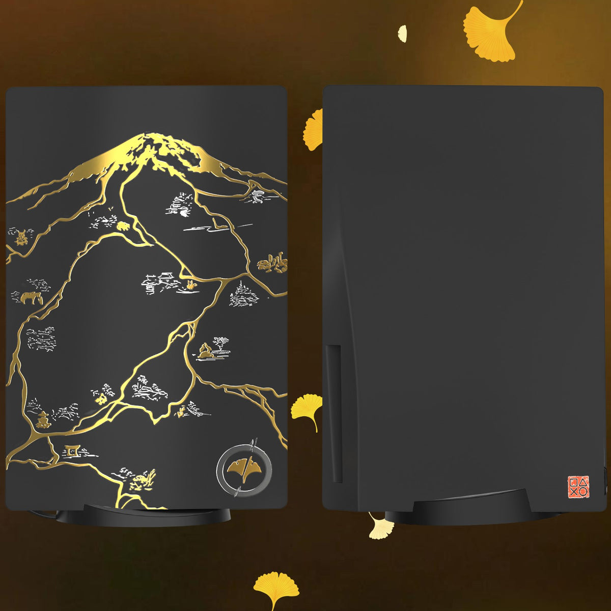 Console Replacement Ghost Faceplate Compatible with PS5 Disc Edition Side Panel Faceplate Back Plate Shell for PS5 Disc