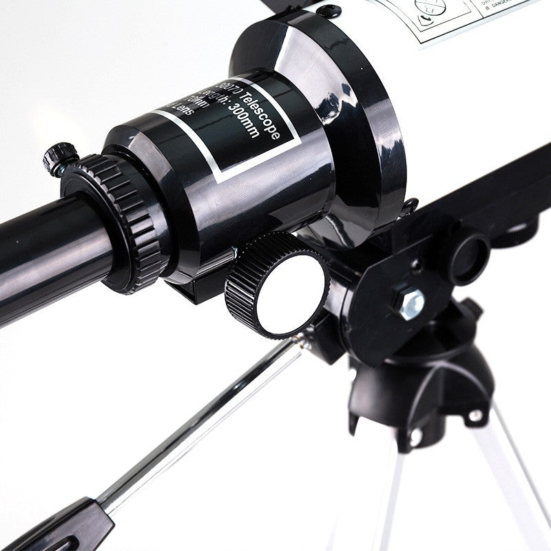 Telescópio Monocular 70300 com Tripé e Adaptador para Celular, Telescópio Portátil para Aventuras de Observação de Estrelas!
