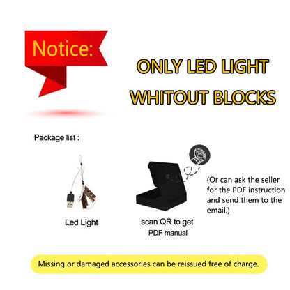 Kit de Luz LED Para LEGO 71006 A Casa dos Simpsons compatível 16005 Presente DIY (Não Inclui Blocos de Montar Kits de Tijolos Modelos)