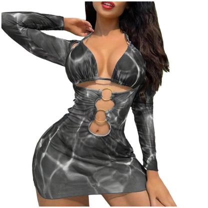 Swimwear Woman 2025 European And New 2025 Bikini Foreign Trade Swimsuit Three Piece Set Long Skirt Split Monokini ropa de mujer