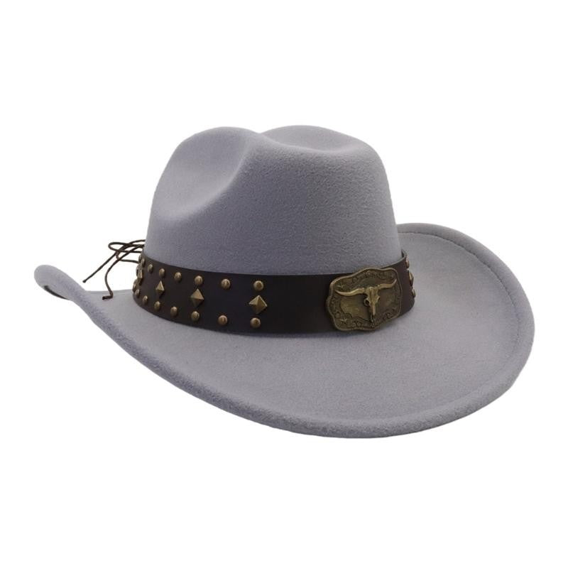 31BB Vintage Wide Brims Sun Hat Western Styles Lightweight Polyester Summer Outdoor Gears For Men Women Unisex