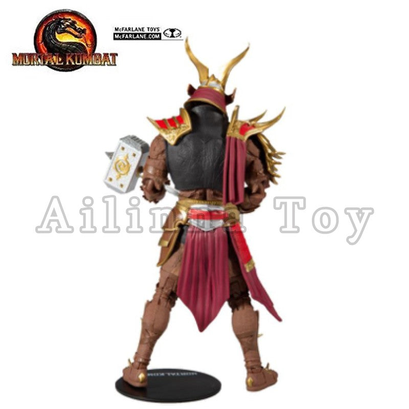 McFARLANE Boneco de Ação Mortal Kombat XI Shao Kahn 7 polegadas Modelo de Anime para Presente
